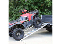 CargoSmart 12" X 78" Aluminum Straight Fixed Ramp w/ Treads, 1,250 LB Capacity, 2 Pack  • 3095