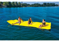 WOW Watersports CHILLraft Floating Foam Mat - 16 ft. x 6 ft., Blue/Yellow  • 21-2120
