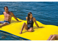 WOW Watersports CHILLraft Floating Foam Mat - 16 ft. x 6 ft., Blue/Yellow  • 21-2120