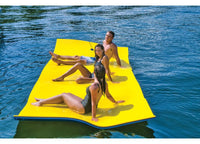 WOW Watersports CHILLraft Floating Foam Mat - 16 ft. x 6 ft., Blue/Yellow  • 21-2120