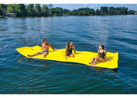 WOW Watersports CHILLraft Floating Foam Mat - 16 ft. x 6 ft., Blue/Yellow  • 21-2120