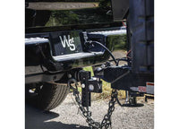 Weigh Safe 4" Drop Adjustable Hitch, 2" Shank Aero Hitch w/ Built-in Scale, 2" Stainless Steel Ball, 12,500 LBS GTW  • AWS4-2