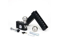 Weigh Safe 6" Drop Adjustable Hitch, 2" Shank, Built-in Scale, 2" Stainless Steel Ball, 12,500 LBS GTW  • AWS6-2
