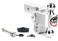Weigh Safe 180 Turnover Ball, 2.5" Shaft, 4" Drop, Chrome-Plated Steel Ball, Keyed Alike  • CTB4-2.5-KA