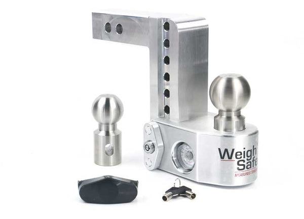 Weigh Safe 6" Drop 2" Shank Adjustable Ball Mount with Built-In Scale  • WS6-2