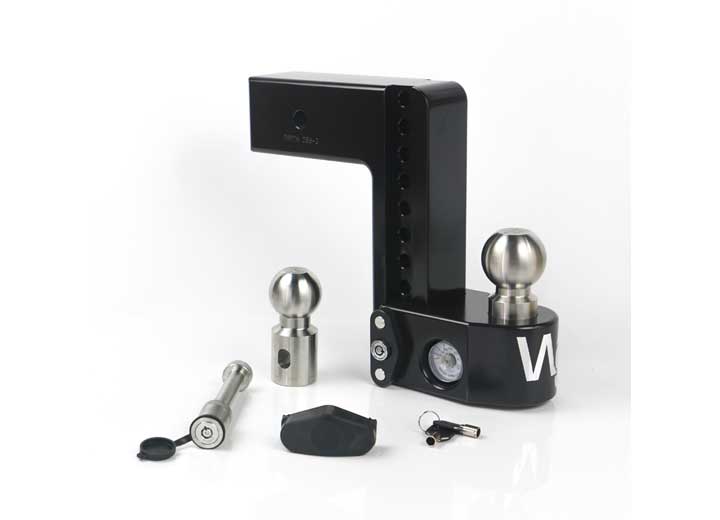 Weigh Safe 8" Drop Hitch w/ 3" Shank, 10k/21k , Cerakote Black  • WS8-3-KA-CER-BLA