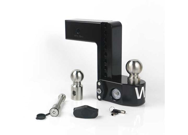 Weigh Safe 8" Drop Hitch w/ 3" Shank, 10k/21k , Cerakote Black  • WS8-3-KA-CER-BLA