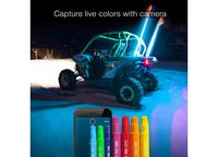 XK Glow 4' UTV Whip, 2nd Gen, XKChrome Advanced App, Single  • XK-WHIPB-STA