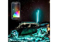 XK Glow Side by Side UTV 32" Whip Kit, XKChrome Smartphone App, Pair  • XK-WHIPC-ADV
