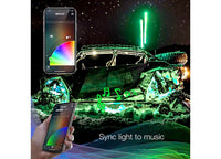 XK Glow Side by Side UTV 32" Whip Kit, XKChrome Smartphone App, Pair  • XK-WHIPC-ADV