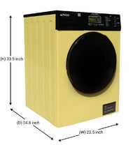 Pinnacle Super Combo RV Washer-Dryer XL 18 lbs Spring Yellow /Black  • 21-5500 YB