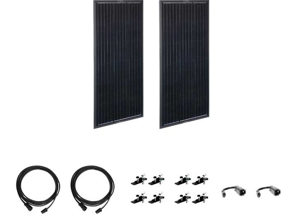Zamp Solar Obsidian Series 200 Watt Solar Expansion Kit (2 x 100W)  • ZSK1007