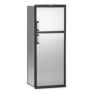 Dometic Americana Plus DM 2882 Refrigerator 8 Cubic Feet, Right Hinged, Gray With Black Frame  • DM2882RB1