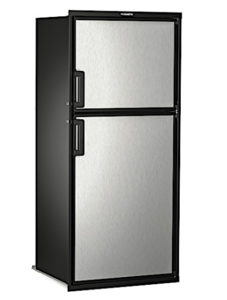 Dometic Americana II Dual Compartment 2 Door RV Refrigerator With Freezer 6 Cubic Feet, AC/LP Gas, Black Frame  • DM2672RB1