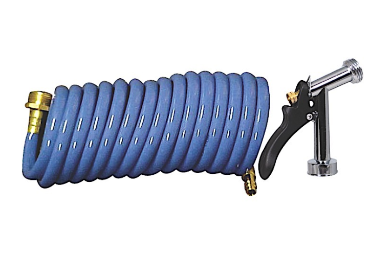 Valterra Vinyl Blue Exterior Spray Port Quick Connect Hose 15 FT  • PF267003