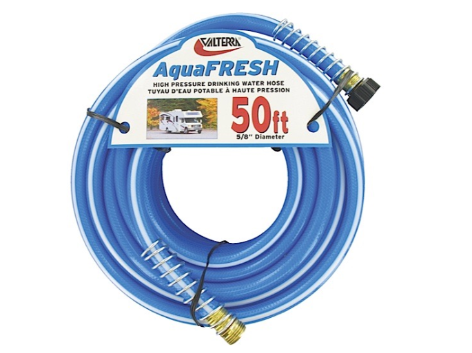 Valterra AquaFRESH Blue High Pressure Drinking Water Hose with Hose Savers 5/8