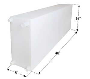 Icon 25 Gallon Fresh Water Tank w/ 1/2