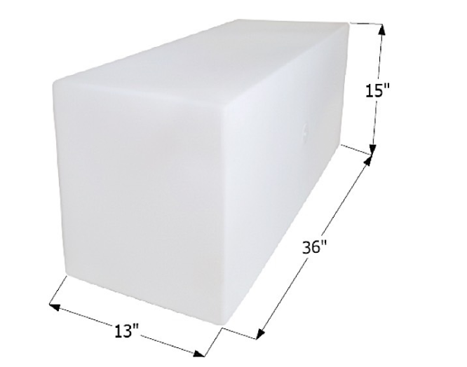 Icon 30 Gallon Fresh Water Tank, 36