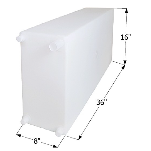 Icon 20 Gallon Fresh Water Tank with 1/2