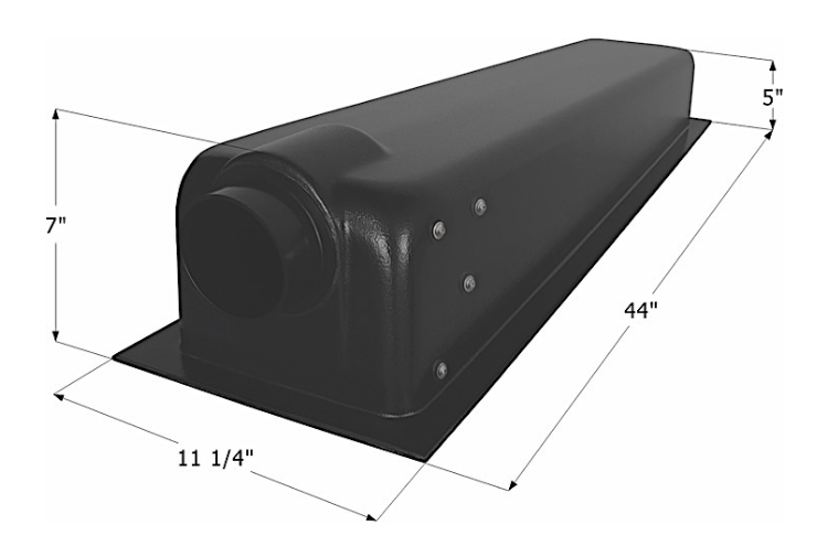 Icon Waste Holding Tank with Center End Drain & 3