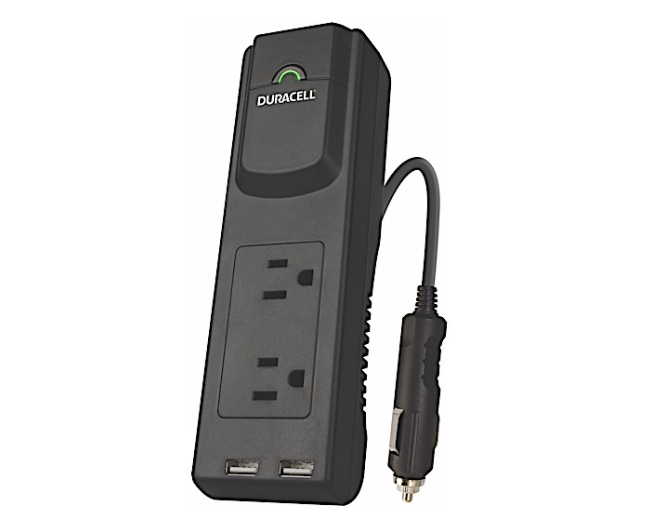 Duracell 175W 12 DC 115 AC Powerstrip Inverter  • DRINVPS175