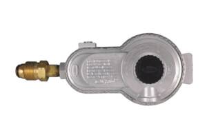 JR Products Low Pressure Adjustable Two Stage LP Gas Regulator (POL Inlet x 3/8