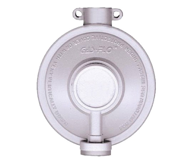 JR Products Low Pressure Fixed Single Stage LP Gas Regulator (1/4