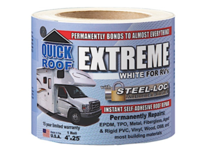 Cofair Products Quick Roof Extreme Multi-Purpose White Roll Tape 4