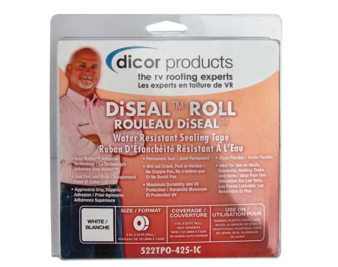 Dicor DiSeal TPO White Roll Tape 4