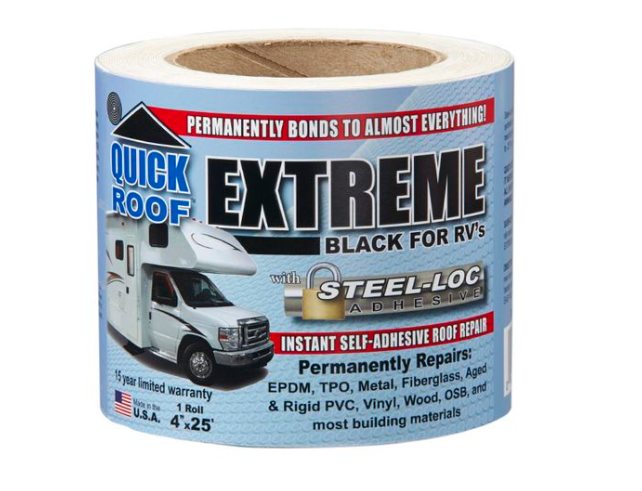 CoFair Quick Roof Extreme Multi-Purpose Black Roll Tape 4