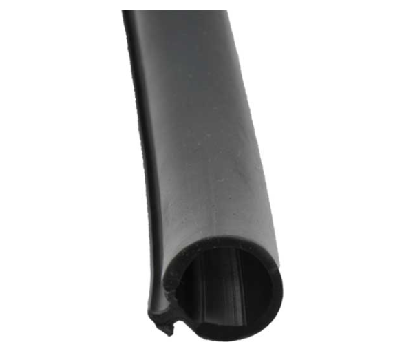 AP Products Rubber Slide-Out Single Bulb Seal 30' Black  • 018-338-BLK