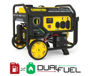 Champion Power Equipment Dual Fuel 3500 Watt Generator With Electric Start  • 200966