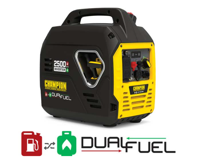 Champion Power Equipment 2500 Watt Dual Fuel Inverter  • 200962