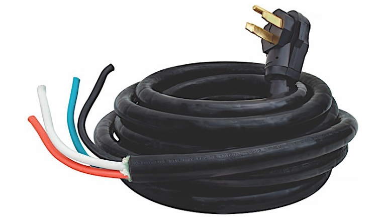 Valterra 25' Mighty Cord 50 Amp Power Cord  • A10-5025ENDBK