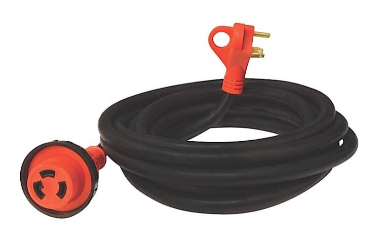 Valterra 25' 30 Amp RV Detachable Power Cord • A10-3025ED