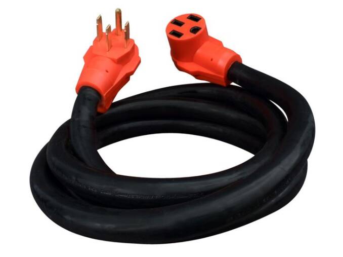 Valterra A10-3015EH Mighty Cord 30 Amp Extension Cord W/Handle - 15', Red