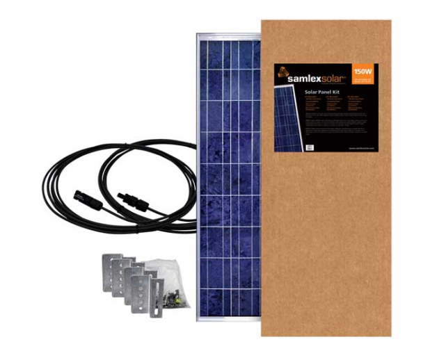 Samlex Solar Panel Kit 150 Watts with Cables  • SSP-150-KIT