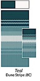 Carefree Replacement RV Awning Fabric Teal For 17' Length Awnings  • 80178C00