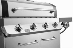 Dyna-Glo Premier 4-Burner Propane Gas Grill - Stainless  • DGP483SSP-D