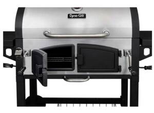 Dyna-Glo Dual Chamber X-Large Premium Charcoal Grill – Stainless Steel • DGN576SNC-D