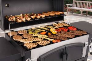 Dyna-Glo Dual Chamber X-Large Premium Charcoal Grill – Stainless Steel • DGN576SNC-D