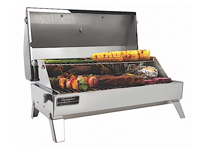 Camco Olympian 6500 Premium Stainless Steel Portable LP Gas Grill  • 57245