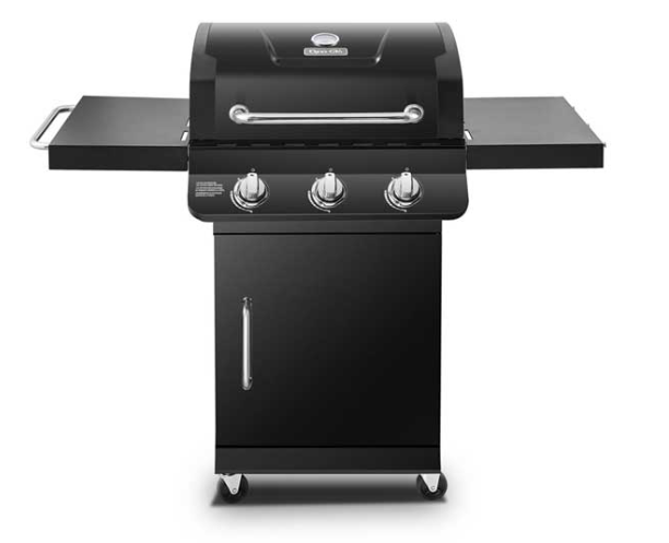 Dyna-Glo Premier 3-Burner Natural Gas Grill - Black  • DGP397CNN-D