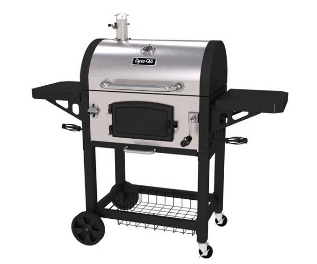 Dyna-Glo Large Premium Charcoal Grill – Stainless Steel • DGN486SNC-D