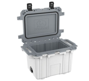 Pelican 50-Quart Elite Cooler - White/Gray  • 50Q-1-WHTGRY