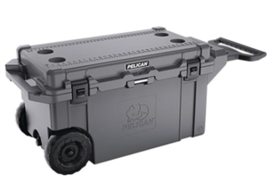 Pelican 80-Quart Elite Wheeled Cooler - Dark Gray  • 80QW-6-DKGRY