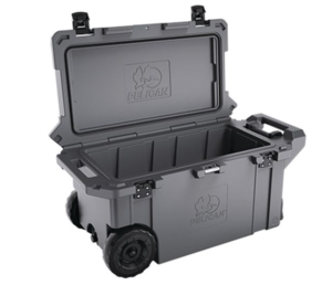 Pelican 80-Quart Elite Wheeled Cooler - Dark Gray  • 80QW-6-DKGRY