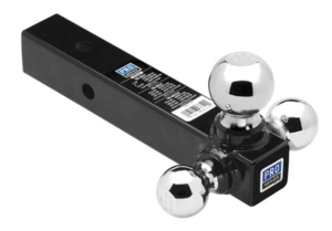 Draw-Tite Tri-Ball Trailer Hitch Ball Mount, 10,000 lbs. Capacity, Fits 2 in. Receiver  • 80426