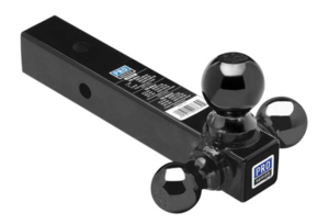 Draw-Tite Tri-Ball Trailer Hitch Ball Mount, 10,000 lbs. Capacity, Fits 2 in. Receiver  • 80425