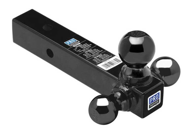 Draw-Tite Tri-Ball Trailer Hitch Ball Mount, 10,000 lbs. Capacity, Fits 2 in. Receiver • 80425